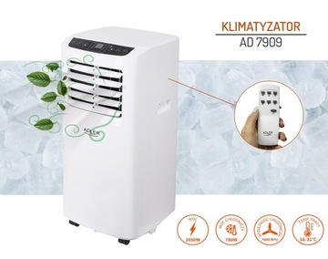 PRZENOŚNA KLIMATYZACJA KLIMATYZATOR AD7909 ADLER