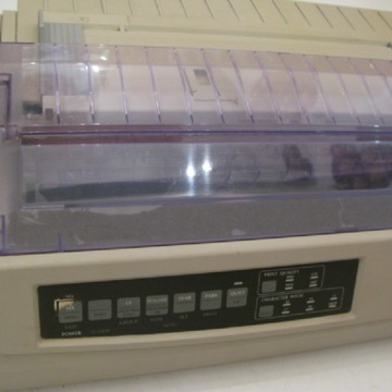 OKI Microline 3321 матричный принтер с бумагой!
