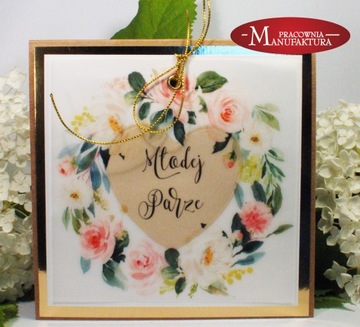 СВАДЕБНАЯ ОТКРЫТКА, ручная работа