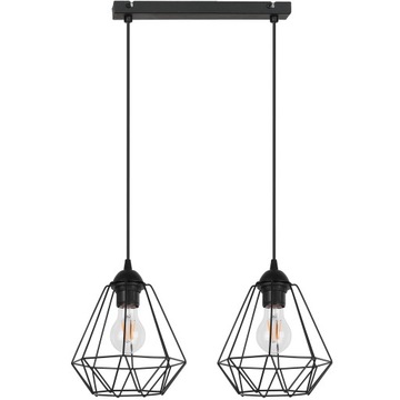 SUFITOWA LAMPA WISZĄCA DIAMENT LOFT EDISON RETRO