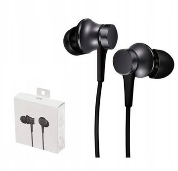 ORYGINALNE Słuchawki dokanałowe Xiaomi Mi In-Ear Czarne