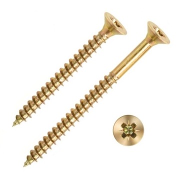 Столярные дисковые саморезы по дереву TORX Klimas WKCP 6x60 100 шт.