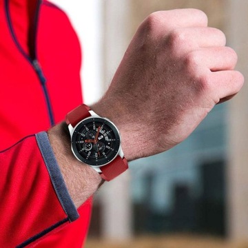 Бордовый ремешок для SAMSUNG GALAXY WATCH 46 мм