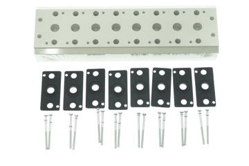 8-клапанный остров, электромагнитный клапан AIRTAC 5/2-1/4-24В