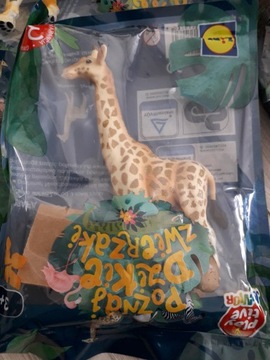 ЖИРАФ! новая ФИГУРКА из серии ДИКИЕ ЖИВОТНЫЕ LIDL