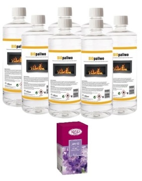 ZESTAW 7L bioetanol płyn BIOPALIWO + olejek do aromaterapii LAWENDA