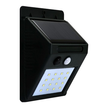 Kinkiet solarny LED z czujnikiem ruchu i zmierzchu