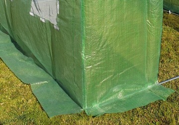 TUNEL 3x6 FOLIOWY OGRODOWY 18m2 rurka 25mm 2 WEJŚCIA GRATIS folia szklarnia