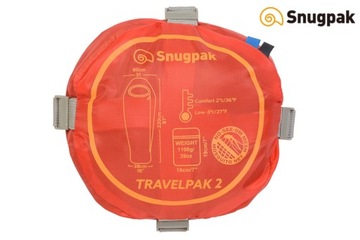 СПАЛЬНЫЙ МЕШОК SNUGPAK Travelpak 2 МОСКВНАЯ СЕТКА -3°C СИНИЙ