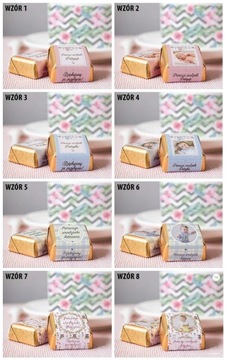 10 шт ФОТО Шоколадные конфеты Спасибо на День Рождения