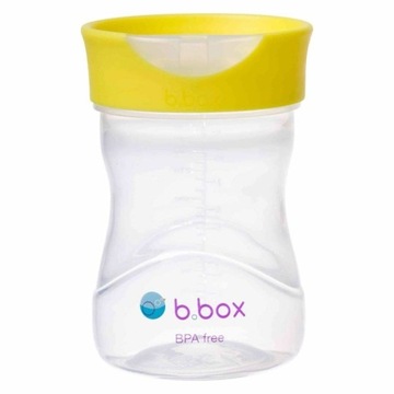 B.BOX Учебная чашка 240 мл, учимся пить, МАЛИНА