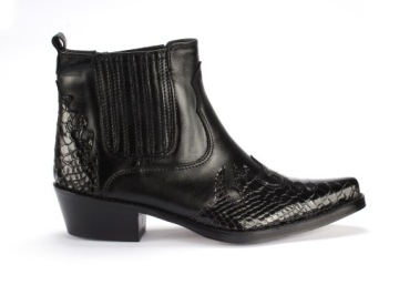 ЖЕНСКИЕ МОТОЦИКЛОВЫЕ БОТИНКИ K-613 Кожаные 36-41