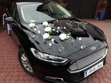 Украшение автомобиля свадебное украшение автомобиля лепестками