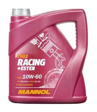MANNOL Racing+Ester 10W-60 API SN/CH-4 4L + GRATIS