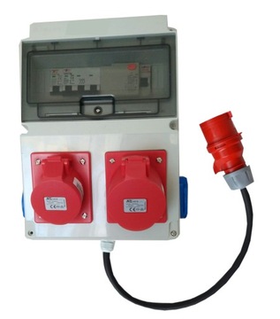 Rozdzielnica elektryczna erbetka LWR+przewód 32A/5