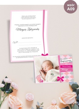 ПРИГЛАШЕНИЯ НА КРЕСТИЕ с фото + конверт