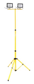 ПОДСТАВКА ДЛЯ ШТАТИВА x2 + 2x ПРОЖЕКТОР 50 Вт LED - 2 м
