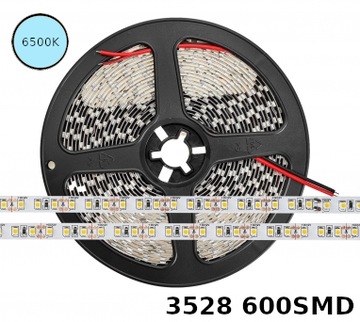TAŚMA LED 12V 3528 60 LED 1M IP20 BIAŁY ZIMNY