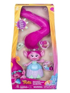 TROLLS TROLE WYJĄTKOWA FRYZURA POPPY 35cm C1305