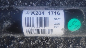 HŘÍDEL HNACÍ A2041716 MERCEDES W204
