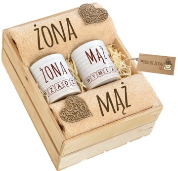 Prezent 10 25 50 Rocznica Ślub Ręczniki Kubki EKO