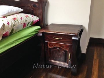 Деревянный туалетный столик Love - Различные цвета - Табурет от производителя Ludwik