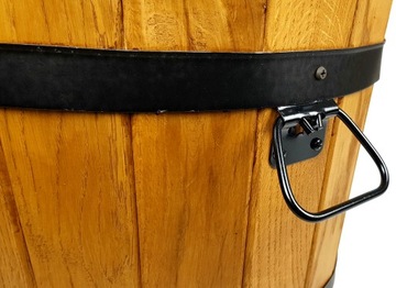 Большой садовый вазон, деревянный вазон Д27Х30