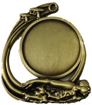 Medal PŁYWACKI odlewany+wstążka+wklejka