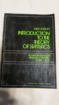 INTRODUCTION TO THE THEORY OF STATISTICS MOOD