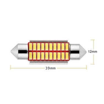 СВЕТОДИОДНАЯ ЛАМПА 20 SMD 4014 C3W C5W C10W CANBUS 39мм