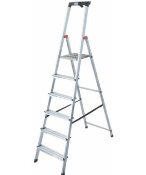 Лестница Krause Secury MultiGrip 1x4 отдельно стоящая 126528