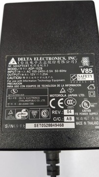 ZASILACZ DELTA ADP-15ZB 12V 1.25A 15W 8PIN +KABEL