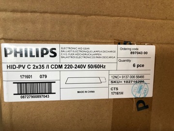 12 балластов PHILIPS HID-PV C 2x35 /I CDM EVG