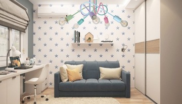 ПОТОЛОЧНЫЙ СВЕТИЛЬНИК ПАСТЕЛЬ, ЛЮСТРА ПАСТЕЛЬ ДЕТСКАЯ ЛЮСТРА, LOFT POD LED