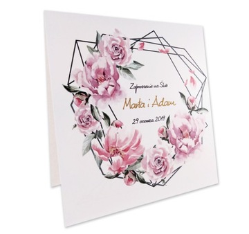 ZAPROSZENIA ŚLUBNE Geometryczne, Rustykalne, Boho!