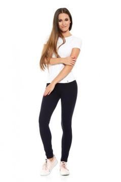 Leginsy Getry Fit MORAJ Sportowe CZARNE S/M
