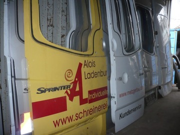 Drzwi Tył Mercedes Sprinter BM906 Lewe