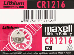 ~ Bateria litowa MAXELL 3V CR 1216 --- 1 sztuka