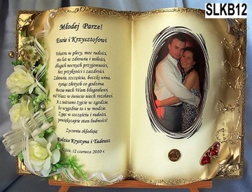 Prezent ślubny,życzenia,Pamiątka ślubu,kartki CUDO