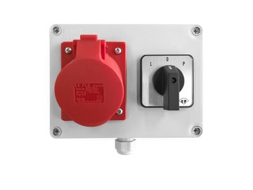 ROZDZIELNICA GOTOWA GNIAZDA 1x32A 5P 400V + L-0-P