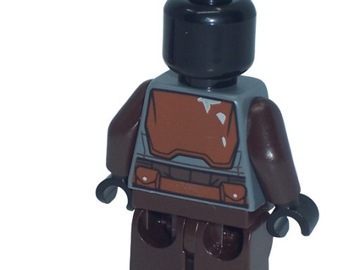 LEGO STAR WARS Мандалорец Браун sw1079 + Оружие 75267
