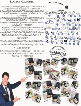 Гладкий металлический брелок для ключей с гравировкой + футляр