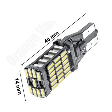 ЛАМПОЧКА 45 LED 4014 W16W T15 СТАБИЛИЗАТОР CANBUS