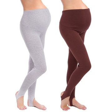 2X LEGGINSY OCIEPLANE CIĄŻA ZAPIĘTKA GETRY PREG-LS
