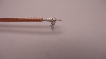 Przewód koncentryczny teflon 50 OHm RG316 teflon