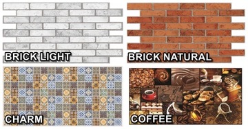 PANELE ŚCIENNE 3D Z PCV PRÓBKI, WZORNIK OKŁADZINA