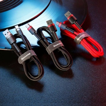 Кабель Baseus Cafule, 2 м USB/USB-C QC 3.0