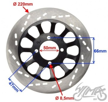TARCZA HAMULCA HAMULCOWA JUNAK 902 ZIPP VZ-50