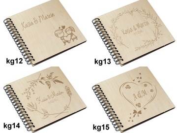 Гостевая книга ФОТОКАБИНА с гравировкой свадьба 22х22