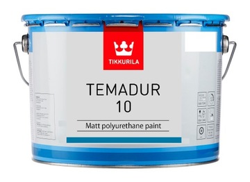 Farba TEMADUR 10 RAL 8016 9 L BRĄZ MAT poliuretan